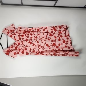 NWT Adrianna Papell Plus 20W Floral tiered  dress